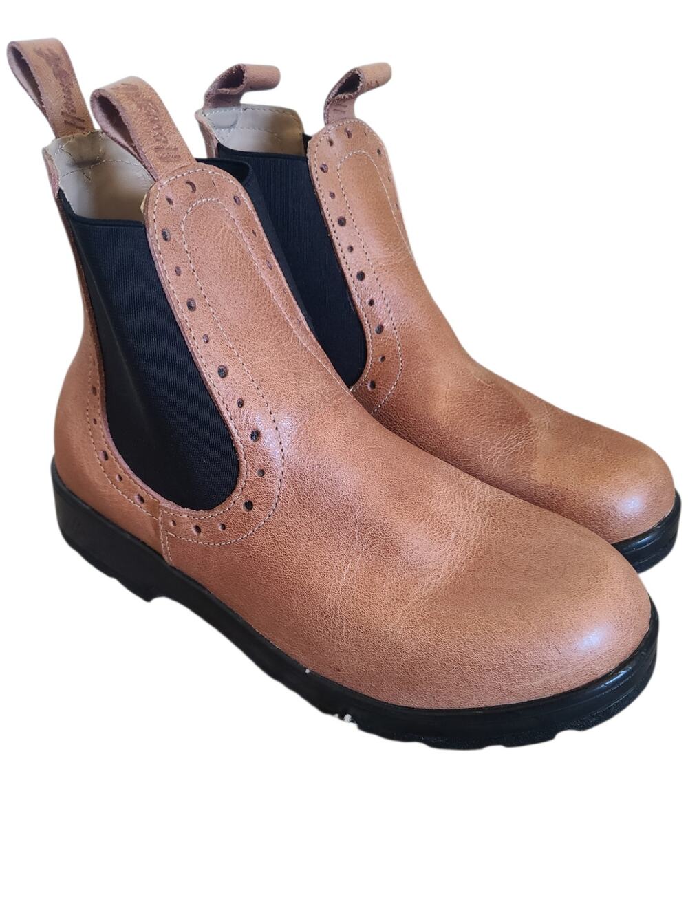 Anthropologie Howzit Agnes Leather Chelsea Boots US Size 9